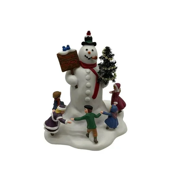 Department 56 Village Square Snowman Village Accessories Vtg Retired Collectible - Picture 3 of 16